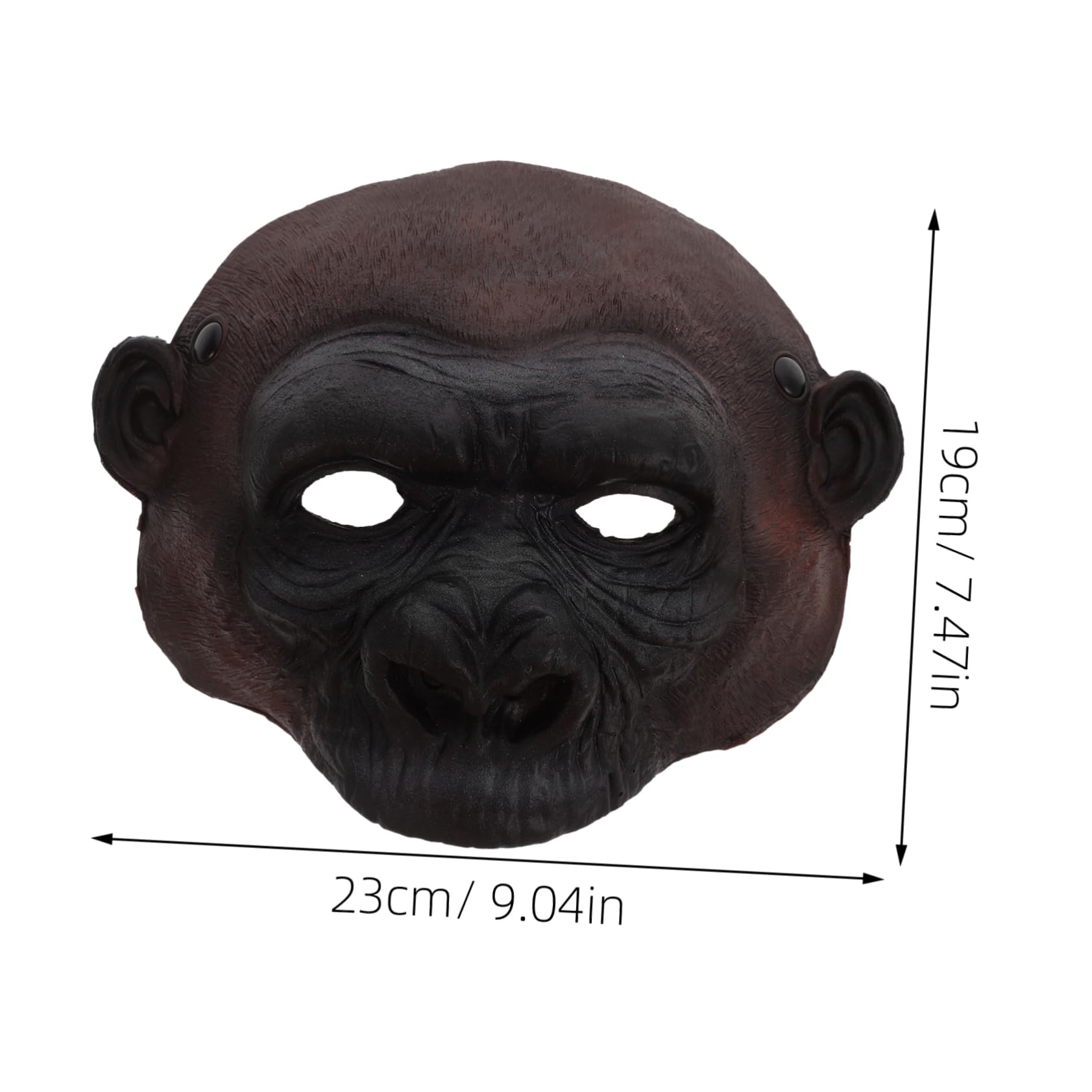 STOBAZA Face Mask Costume Unique Gorilla Mask for Spooky Halloween Decorative Party Mask