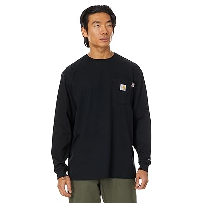 Carhartt Flame Resistant Force Loose Fit Midweight Long Sleeve Pocket T Shirt Men