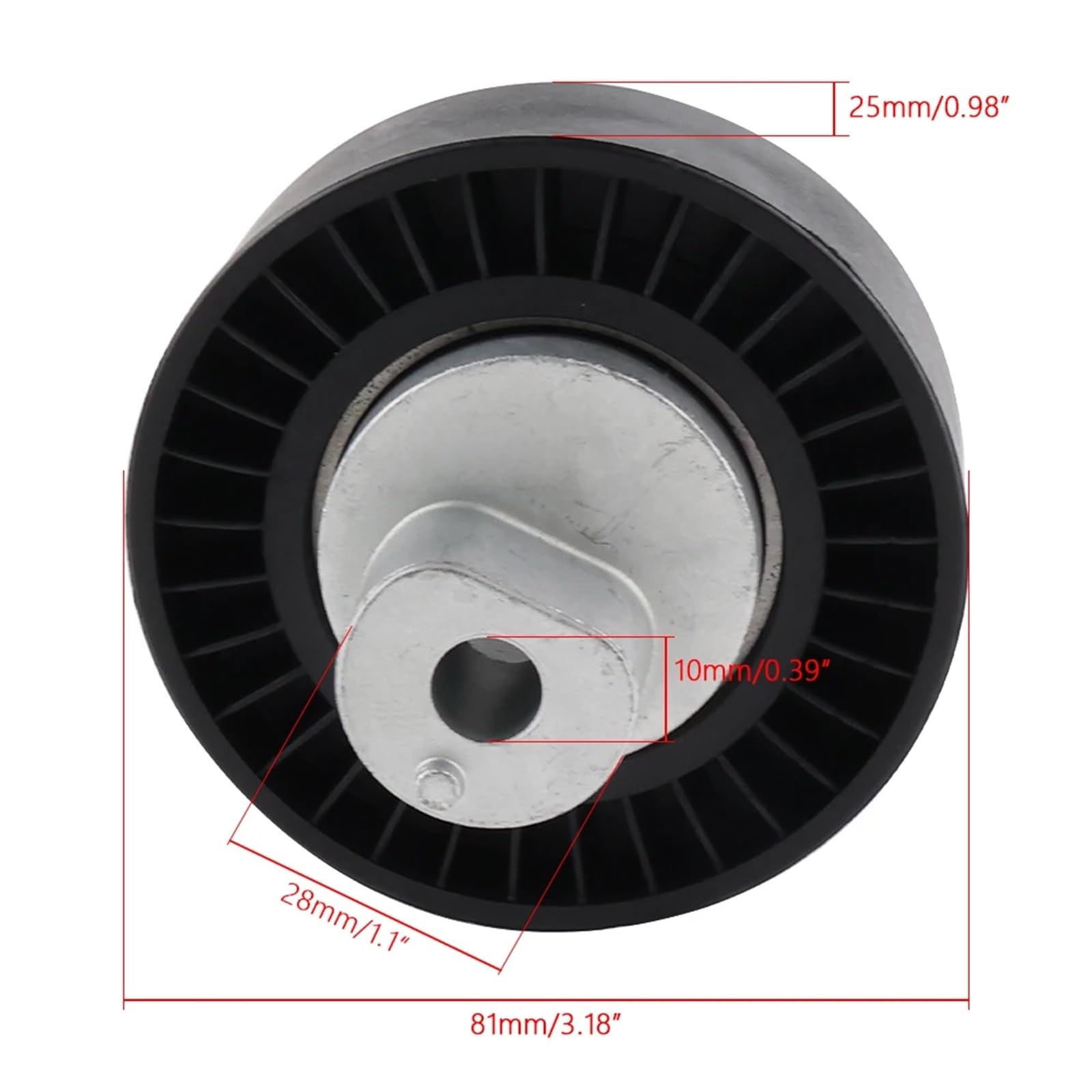 Umlenkrolle Keilriemenspanner-Umlenkrolle für BMW E46 E36 E39 X5 Z3 Z4 325i 328i 528i 530i 11287841228 ersetzen