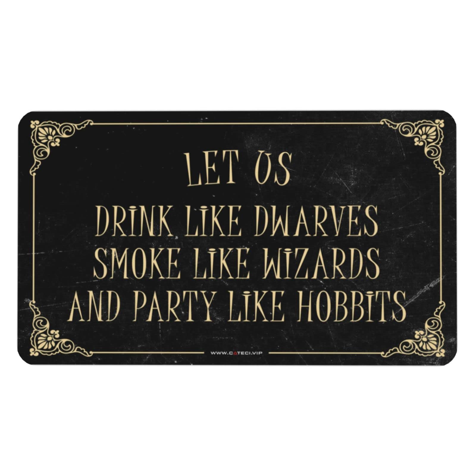Tapis de souris Geek humour fantasy pour espace de travail gaming