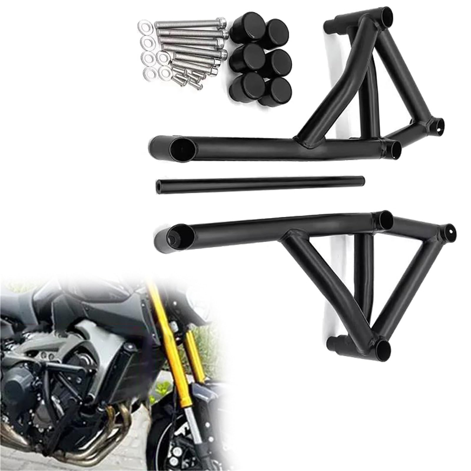 Barre de protection pare-chocs de cadre MT09 FZ09 2014 2015 2016