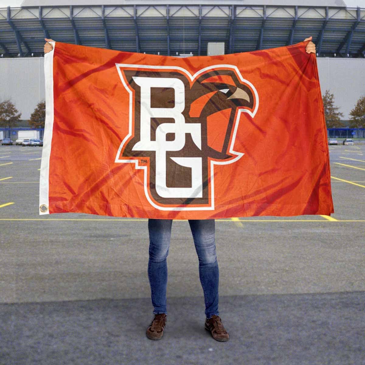 Bowling Green State Falcons BG Logo Flag