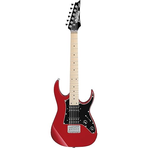 Ibanez GRGM 6 String Solid-Body Electric Guitar, Right, Candy Apple (GRGM21MCA)