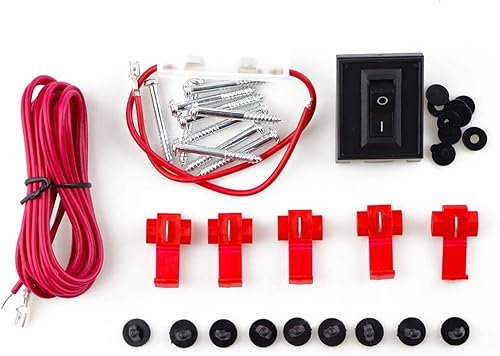 Miniatura 7 de 5 luces de marcador de cabina, luces LED blancas de techo de cabina con lente ámbar, luz superior con paquete de cableado compatible con Ford