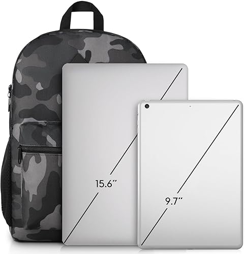 Miniatura 6 de YAMTION Mochila escolar, mochila clásica para hombres y adolescentes con puerto de carga USB para escuela secundaria, universidad, oficina, trabajo