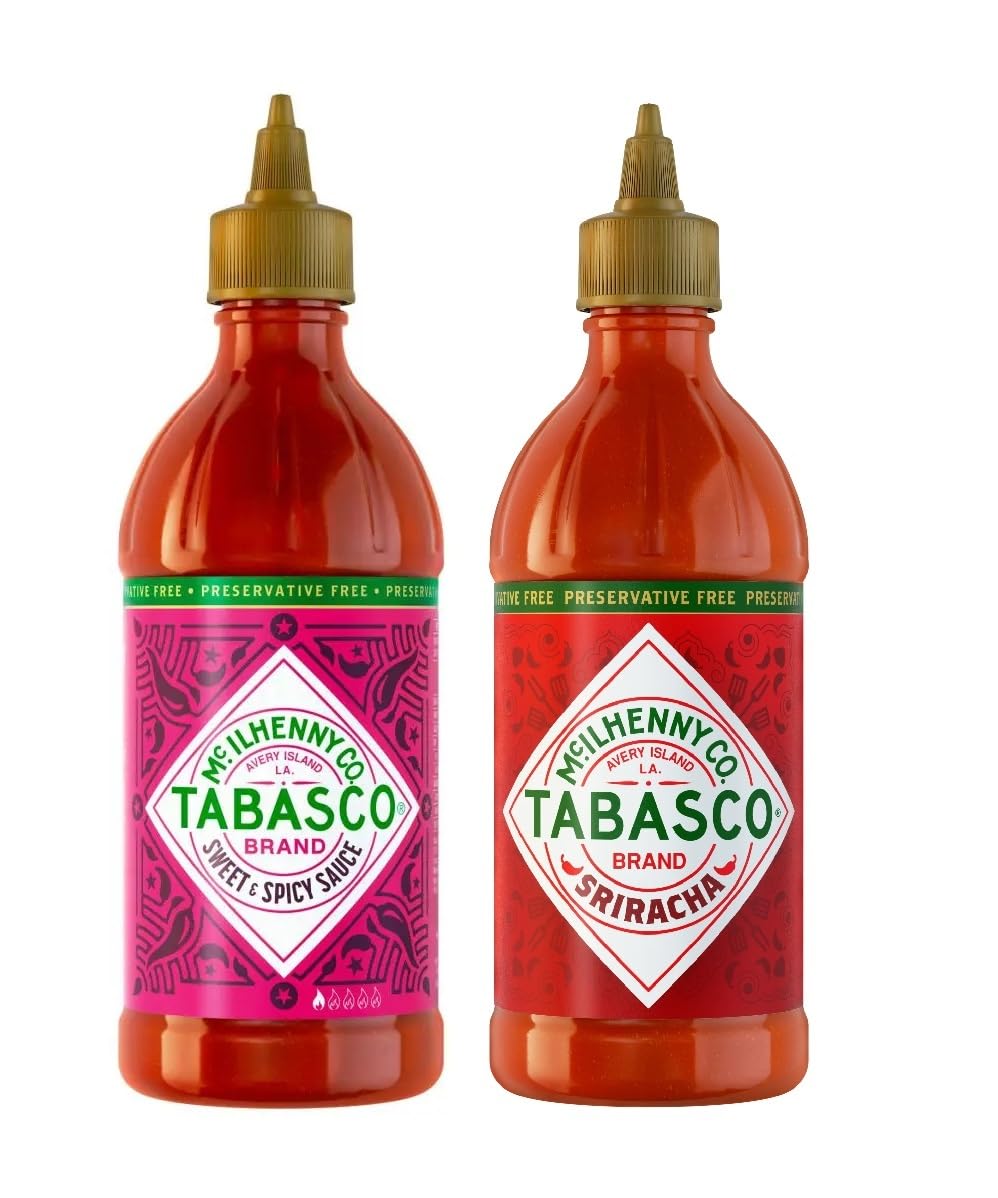 Tabasco Sriracha 300 ml Sweet & Spicy 256 ml Red Pepper 57 ml Chipotle 57 ml