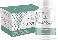 Pillfood, 60 Capsulas, Silício Orgânico, Central Nutrition
