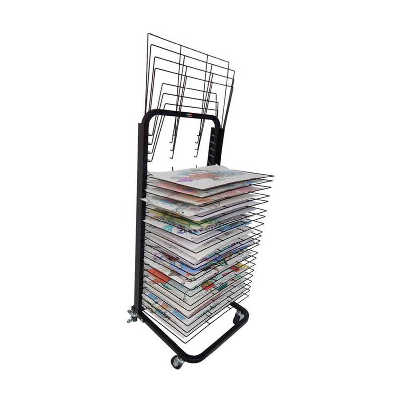 Aioneer Mobile Art Drying Rack, Drying Easel Art Studio, Educational Product Drying Rack, Space-saving Shelf