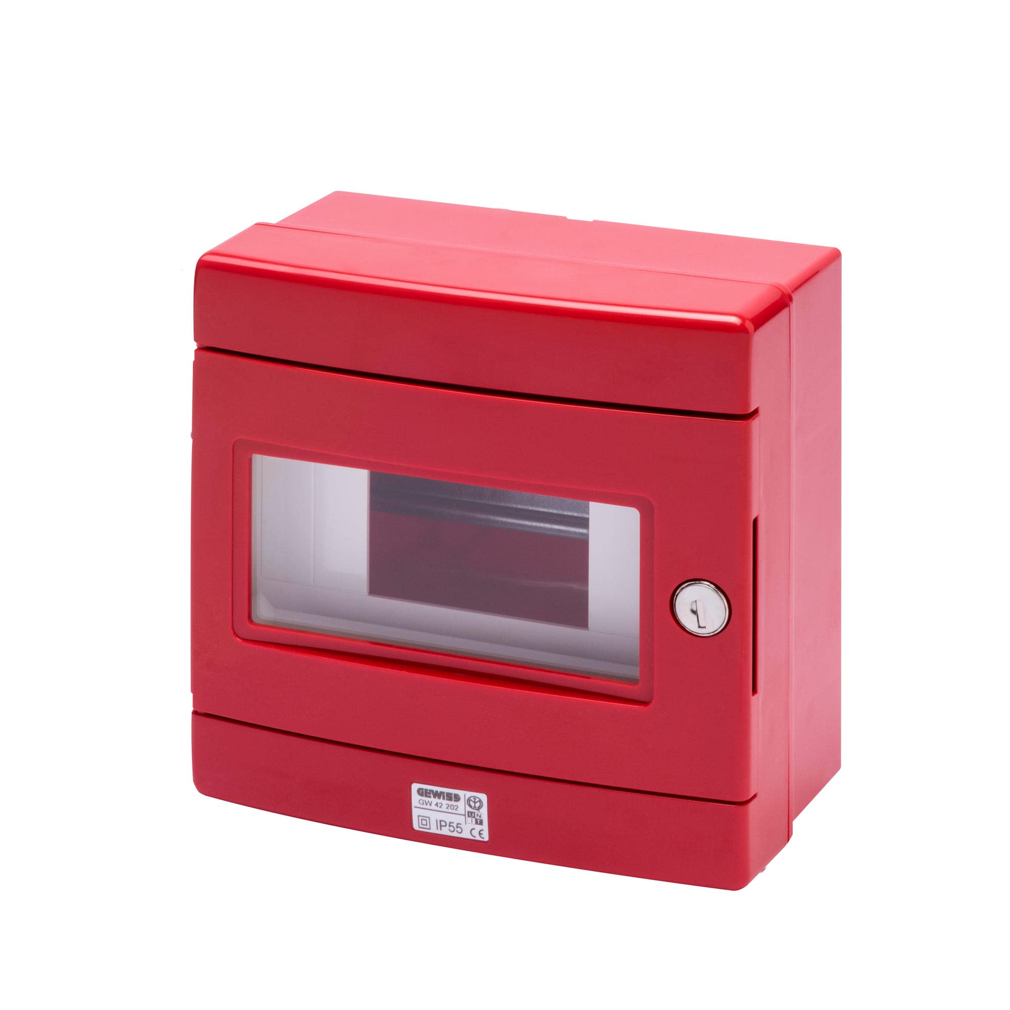 Gewiss 42 RV Boîtier d'urgence 8 modules avec rail Gris