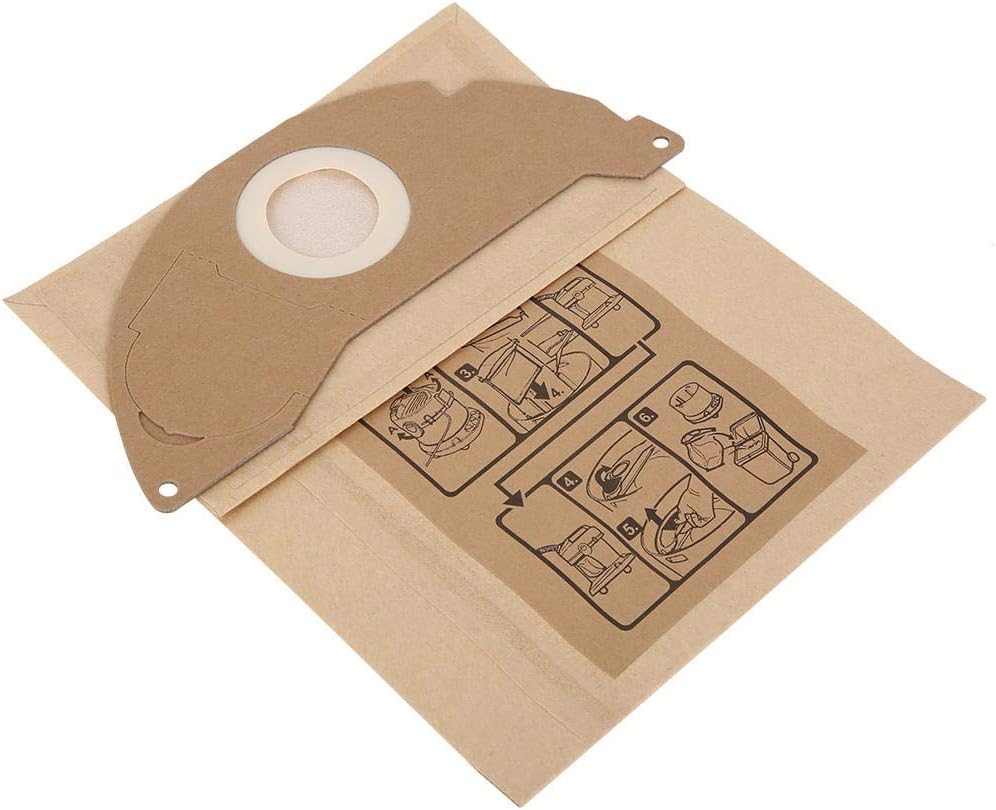 10Pcs/Set Vacuum Cleaner Paper Filter Bags Garbage Dust Bags for KARCHER WD2250 A2004 A2054 MV2