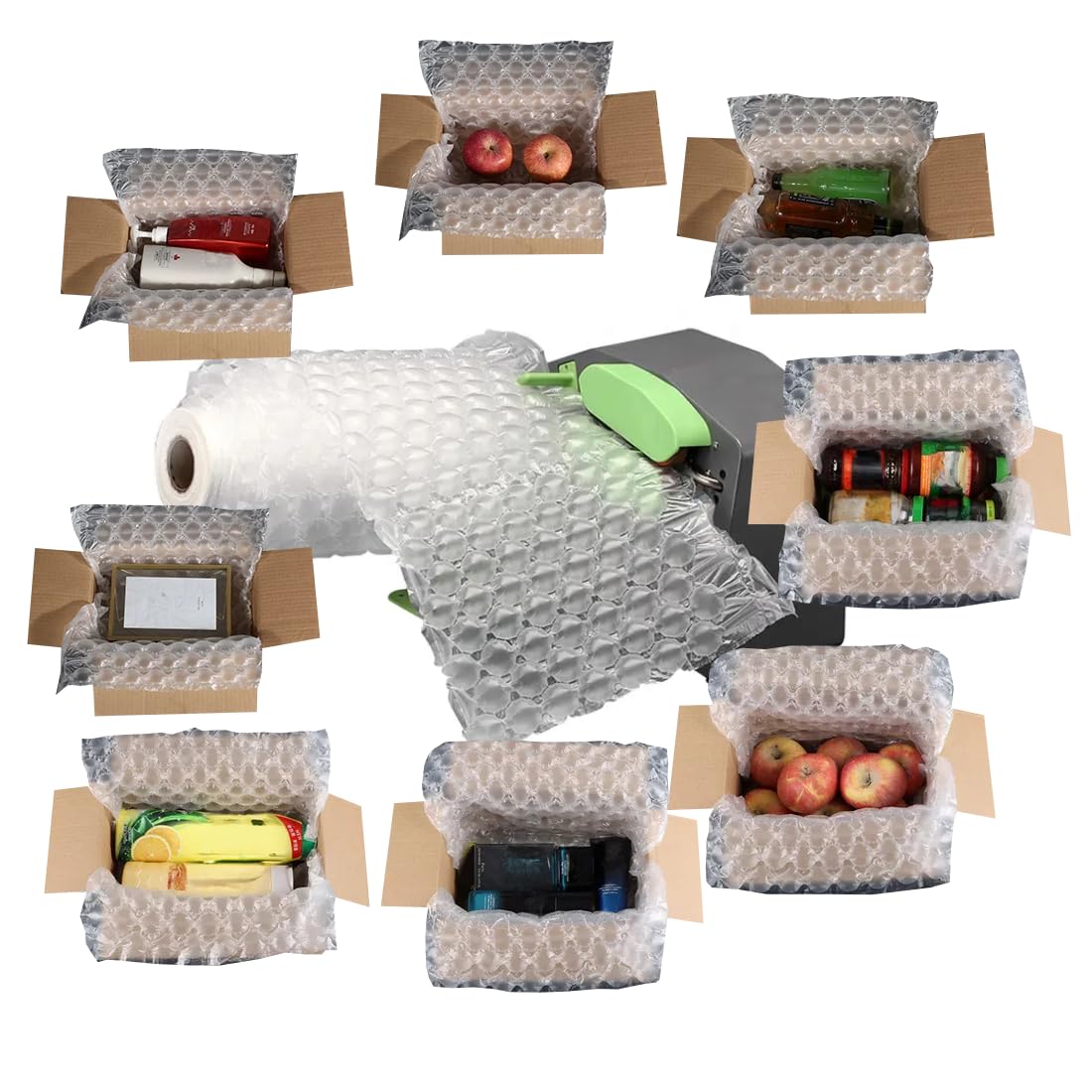 ARLI 300m Luftpolstermatte 40x32 cm mit Abrissperforation für Luftpolstermaschine - 1 Rolle
