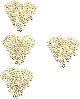 TEHAUX 200 Conjuntos De Botão De Olho De Ar Arruela De Ilhó Kits De Prendedores De Roupas Ilhós De Sapato Ferramentas De Costura Prendedor De Botão Anéis De Parafuso De Metal