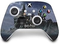 Vista 5 de Head Case Designs Calcomanía de vinilo con licencia oficial del castillo de Harry Potter, funda de vinilo para juegos compatible con consola Xbox