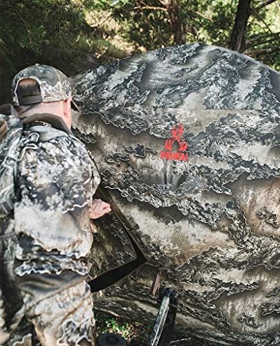 Primal Treestands Wraith 270 Deluxe Blind - 270 Degree One-Way, See-Through Pop-Up Tent 3 Person, Premium Hunting Gear Sporting Good #TOP2