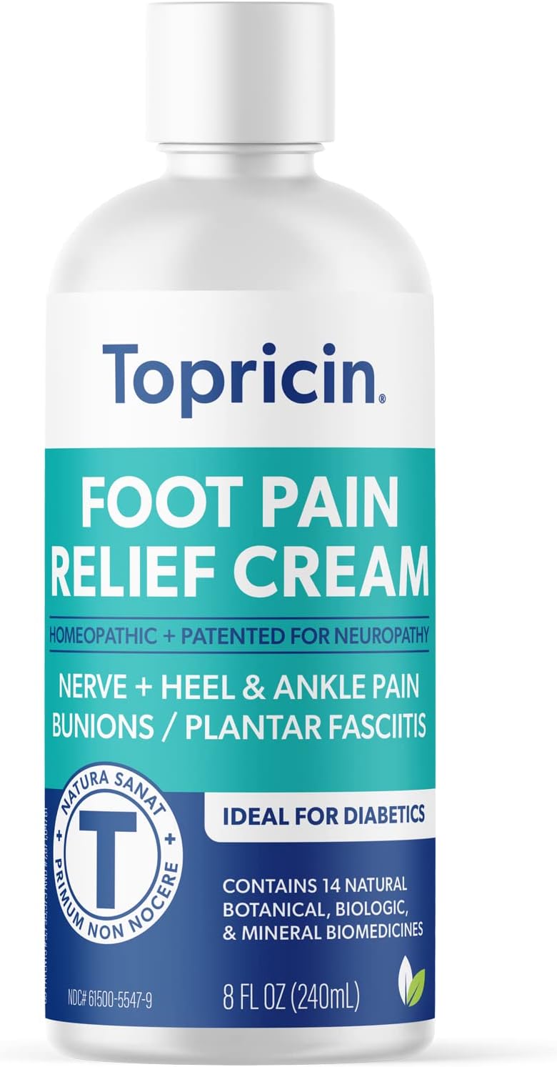 Topricin Foot Pain Relief Cream (8 oz)
