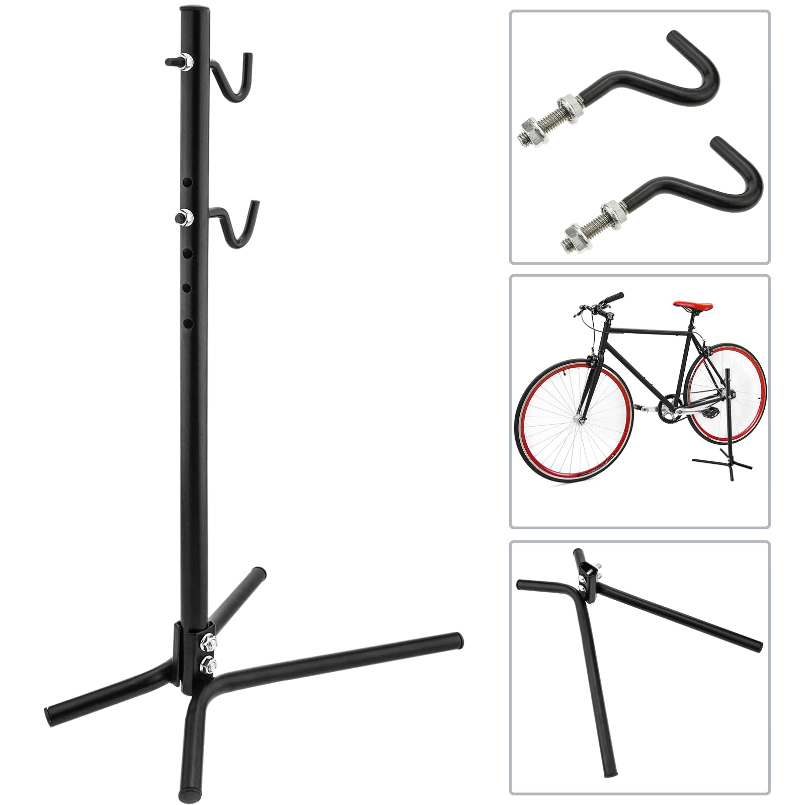 Cablematic Soporte caballete elevador de bicicleta ajustable para reparaciones y mantenimiento