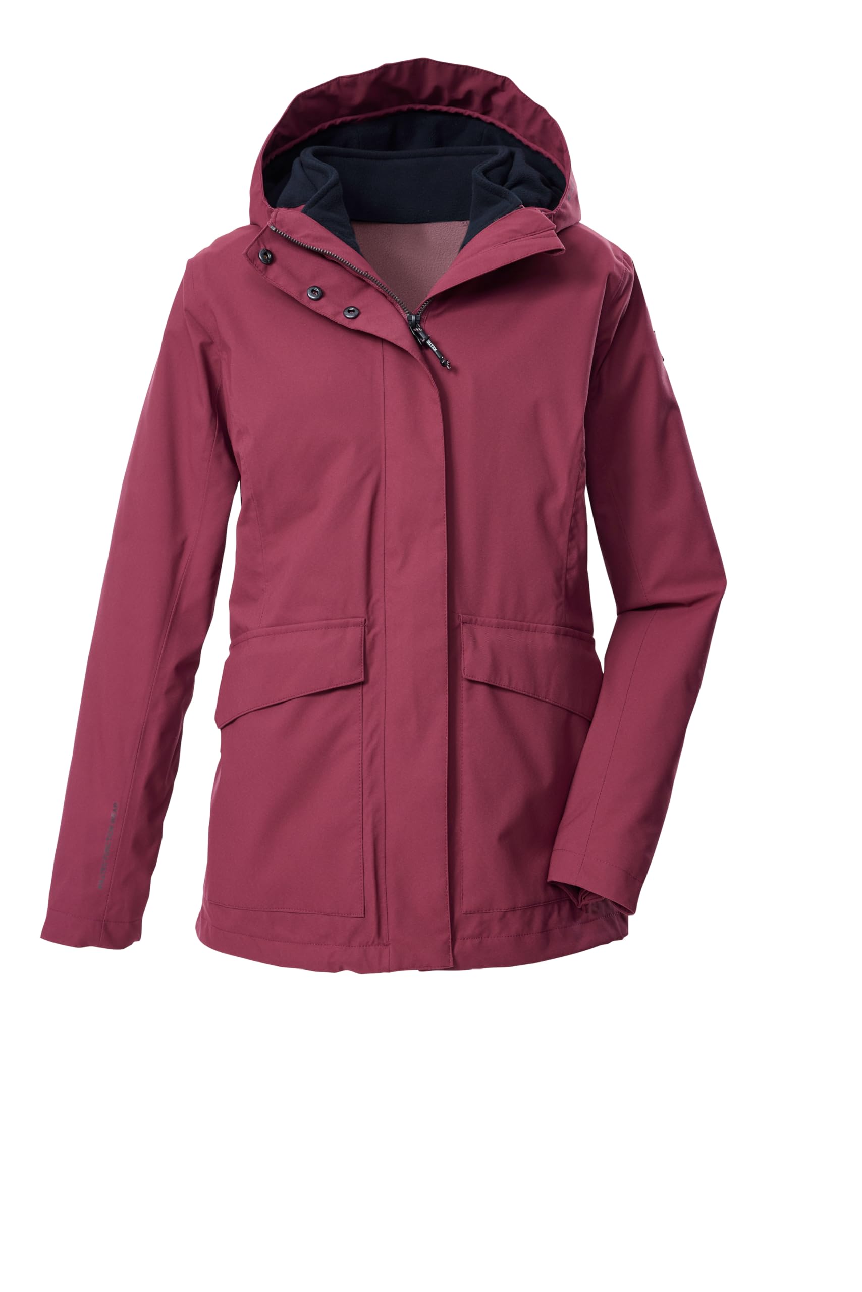 Killtec Kow 189 Wmn Jckt Giacca da esterno/3 in 1 giacca funzionale con cappuccio e giacca in pile con cerniera Donna
