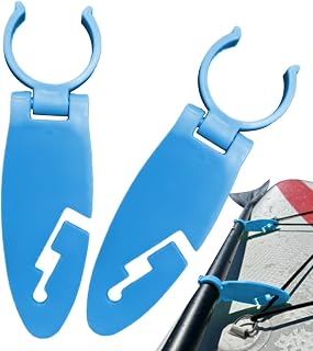 Clips Tabla Paddle Surf, 2 Piezas Clips Extensibles Aletas Tabla Paddle Surf, Accesorios Tablas Paddles Surfs Protección UV, Clip Resistentes Corrosión Correas Remo Kayak, para Accesorios Kayak