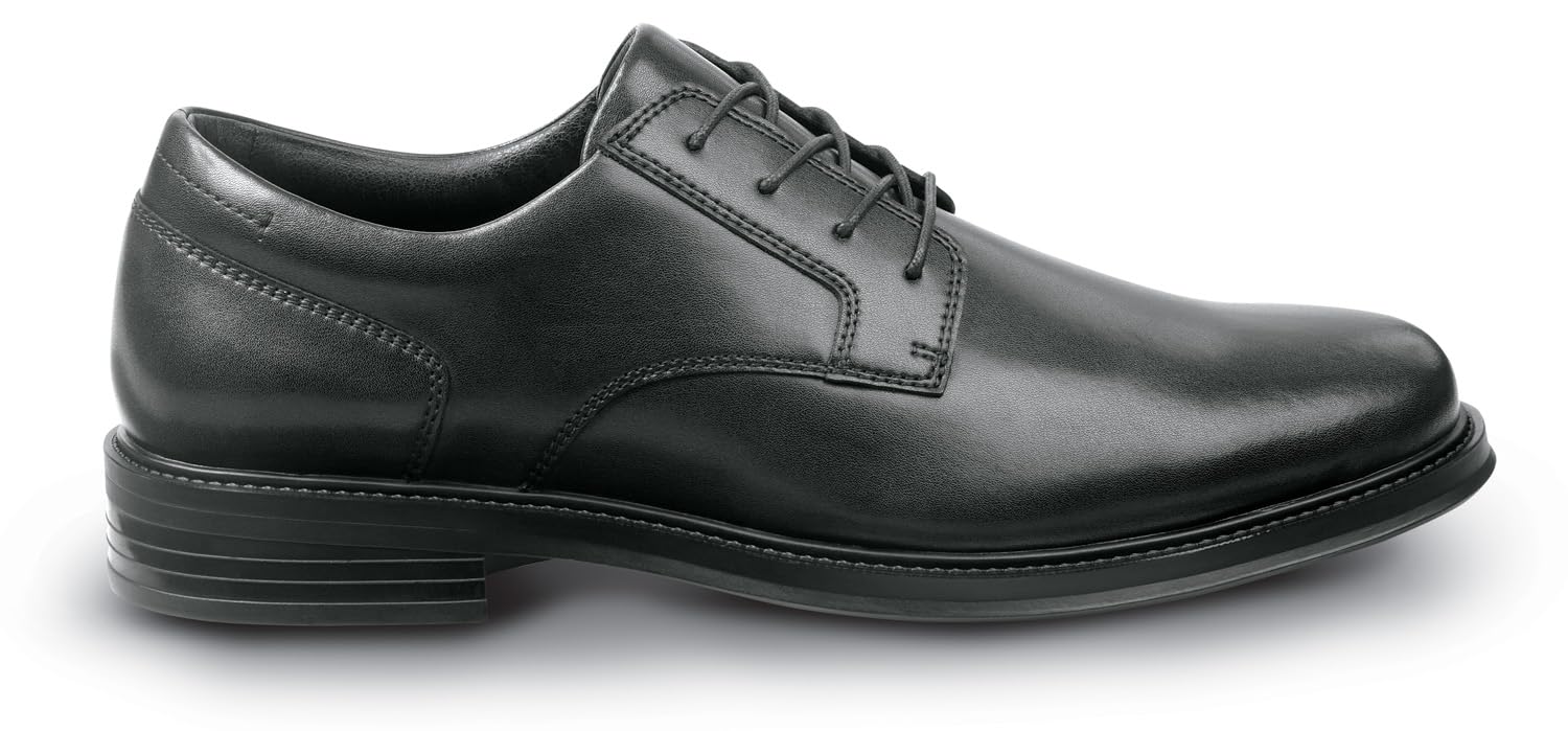 SR Max Men's Black Hallsboro MaxTrax Soft Toe Dress Shoe (15.0 EW)
