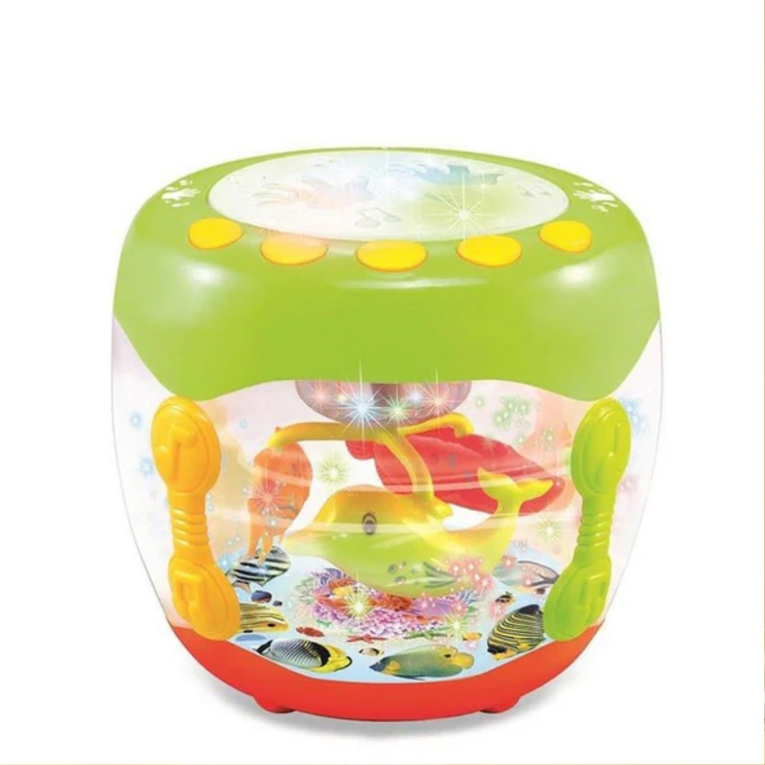 PARTEET Rechargeable Aquarium Shaped Musical Flash Drum with Music & Light with 8 Instruments, 11 Drumbeat, 13 Sounds and 11 Songs for Kids (Multicolor) (B0D31T29HT) Amazon Price History, Amazon Price Tracker