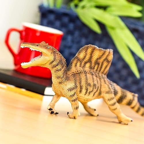 Miniatura 7 de Safari Ltd. Spinosaurus - Figura realista de modelo de 14.5 pulgadas pintada a mano, emocionante juguete prehistórico para niños, niñas y niños a