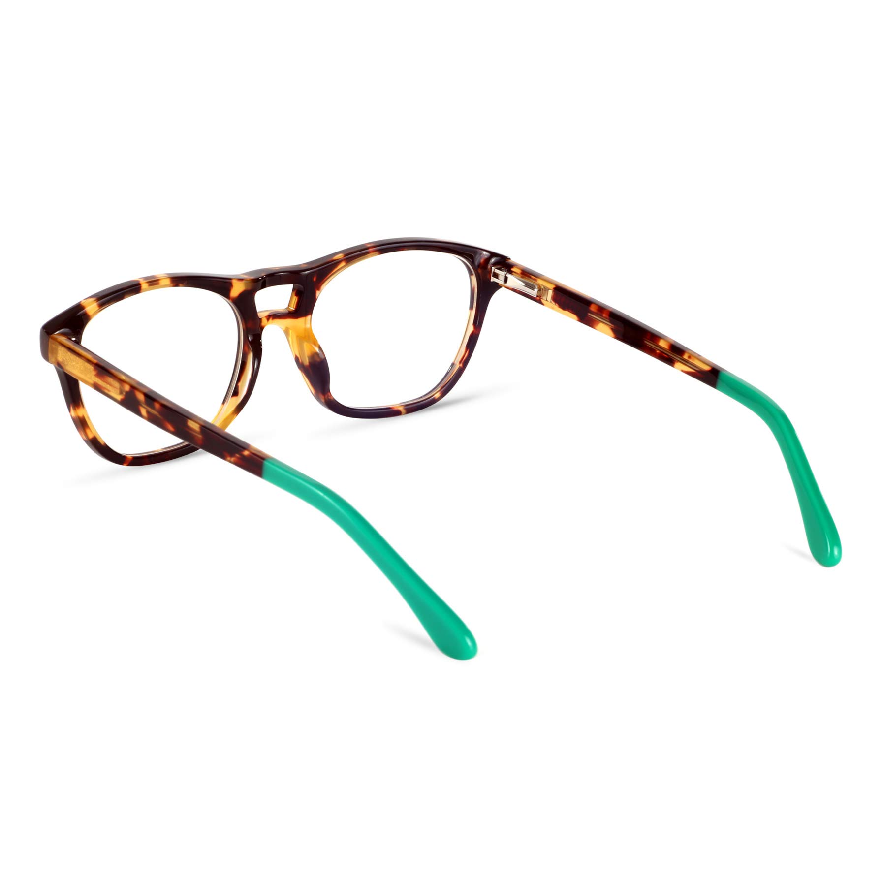 Gafas infantiles con protección contra la luz azul, sin graduación, protección UV400, unisex, para niños y niñas, lentes intercambiables, material robusto, modelo Lion