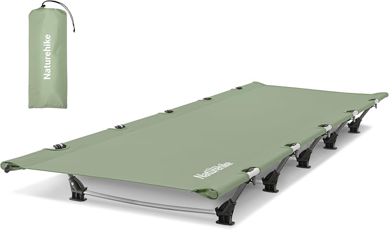 GreenWild Cuna de camping, cuna plegable ultraligera, fácil configuración de 60 segundos, soporta 330 libras, cama de camping portátil para adultos para acampar, senderismo, viajes a casa
