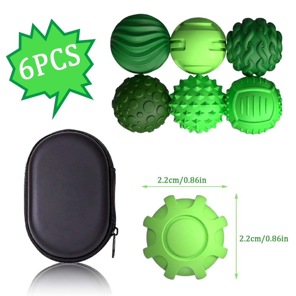 Magnetic Fidget Balls Toys, 6PCS Magnetic Sensory Stress Balls - Image 2