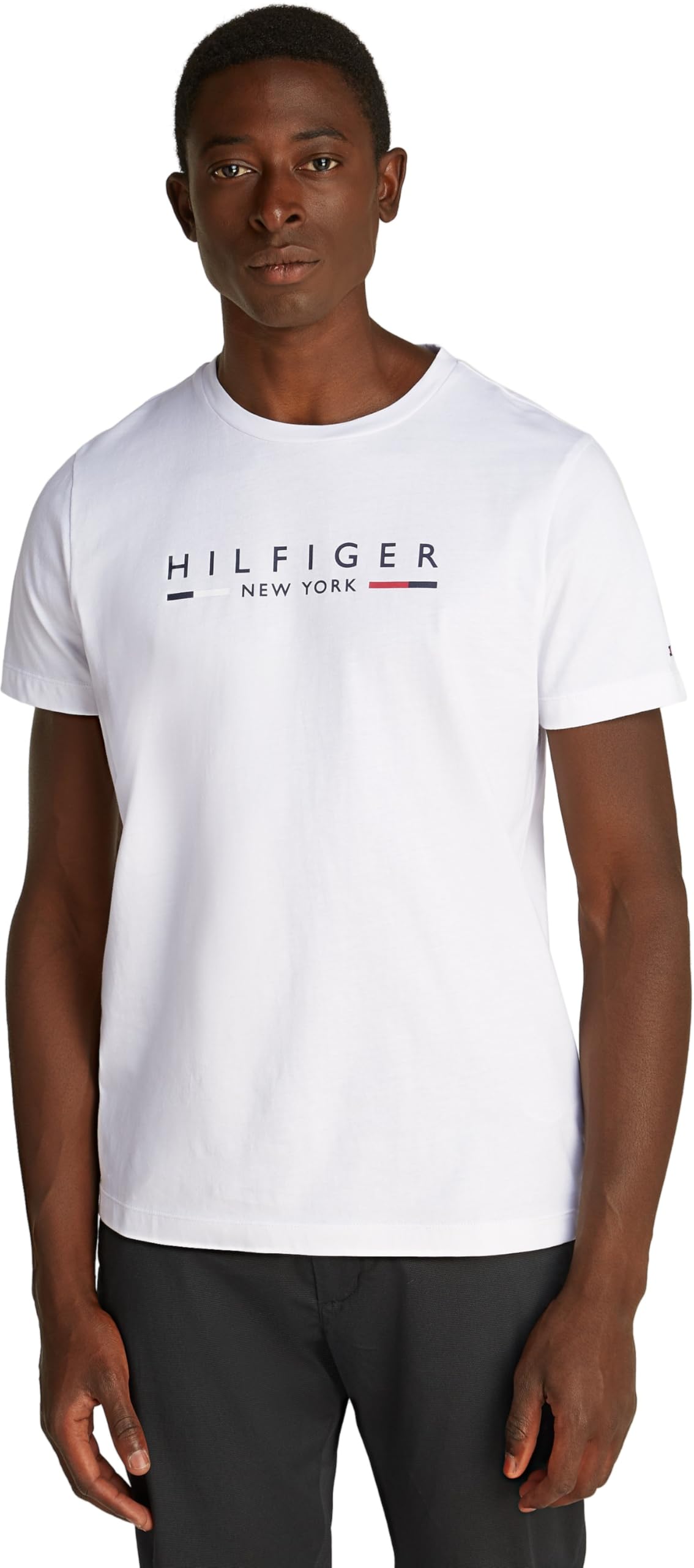 Tommy Hilfiger Hilfiger New York Tee Mw0mw29372 Magliette a Maniche Corte Uomo (Pacco da 1)