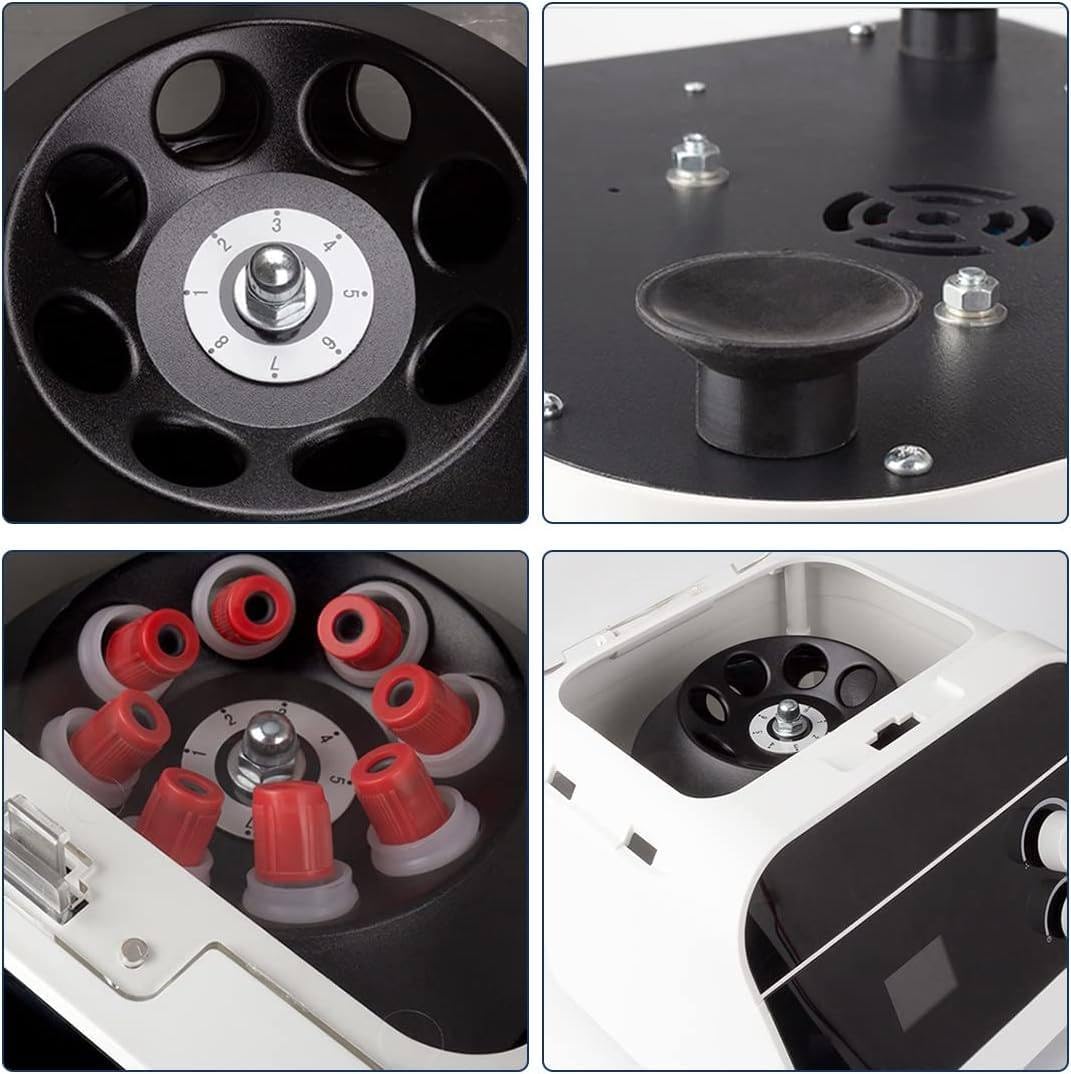 TAHALI PRP de Laboratorio centrífuga máquina centrífuga eléctrica de sobremesa centrífuga de Laboratorio con Tubo de centrífuga de 8 * 20ml para Sangre | Suero | Plasma, 0-4000 RPM