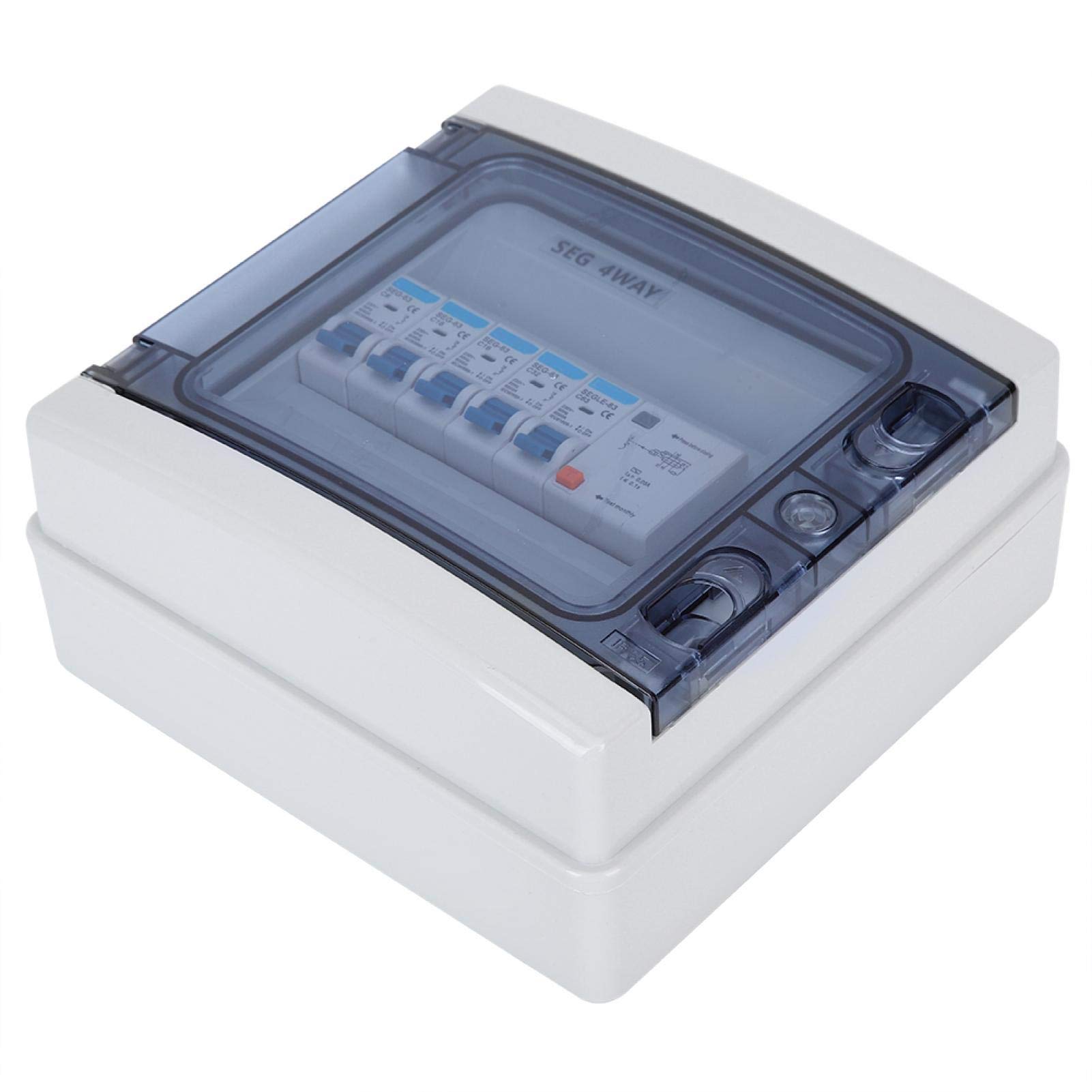 Greensen Stromschutzschalter Leakage Protection Circuit Breaker für Mini Verbrauchereinheiten Sicherungsplatine für Sicherungsautomat Verbrauchereinheiten 63A 30 mA RCD 4MCB 6A + 2 x 16A + 32A