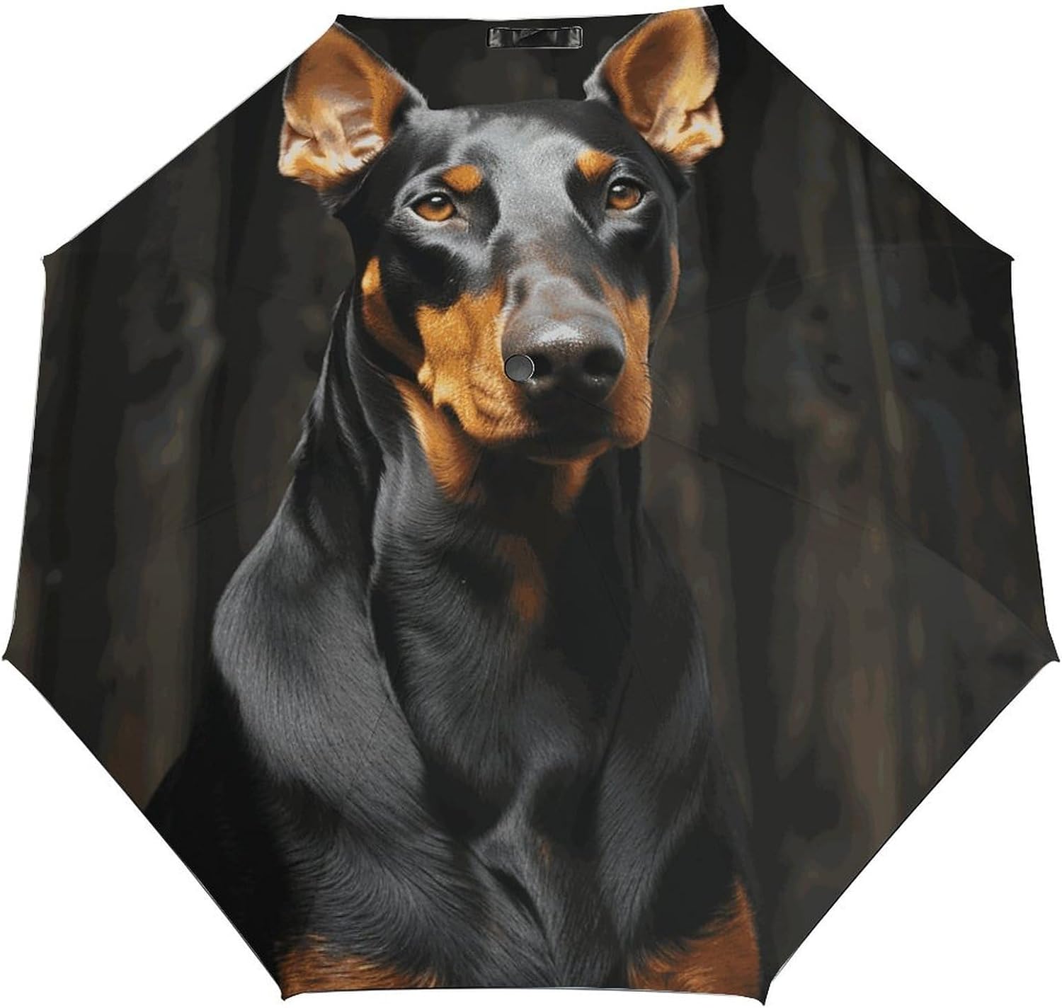 Windproof Travel Umbrella Doberman Folding Small Sun Umbrella Lightweight Small And Compact Suit for Pocket