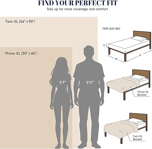 Miniatura 7 de PHF - Manta de punto gofre 100% algodón individual, suave, ligera, transpirable, acogedora, de verano, para cama, tejida, estética, decoración del