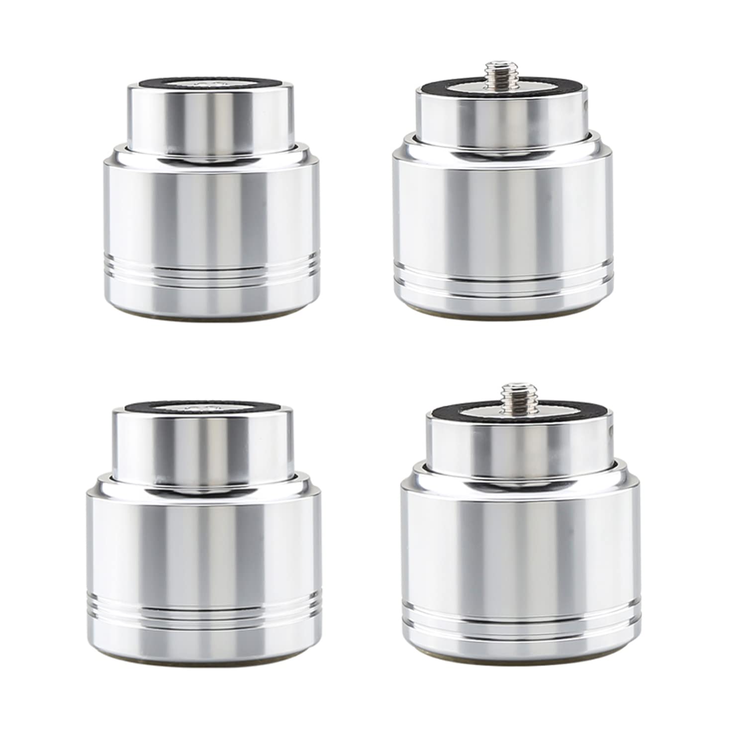 4 altavoces de aluminio con aislamiento de pies HiFi Audio amortiguador pie Maglev pies altavoz soporte (5350)