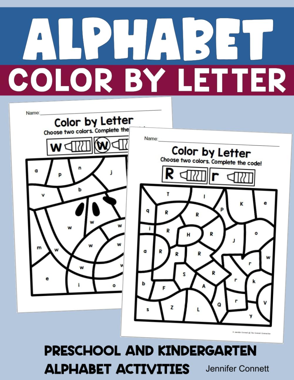 Color by Letter: Preschool and Kindergarten Alphabet Activities