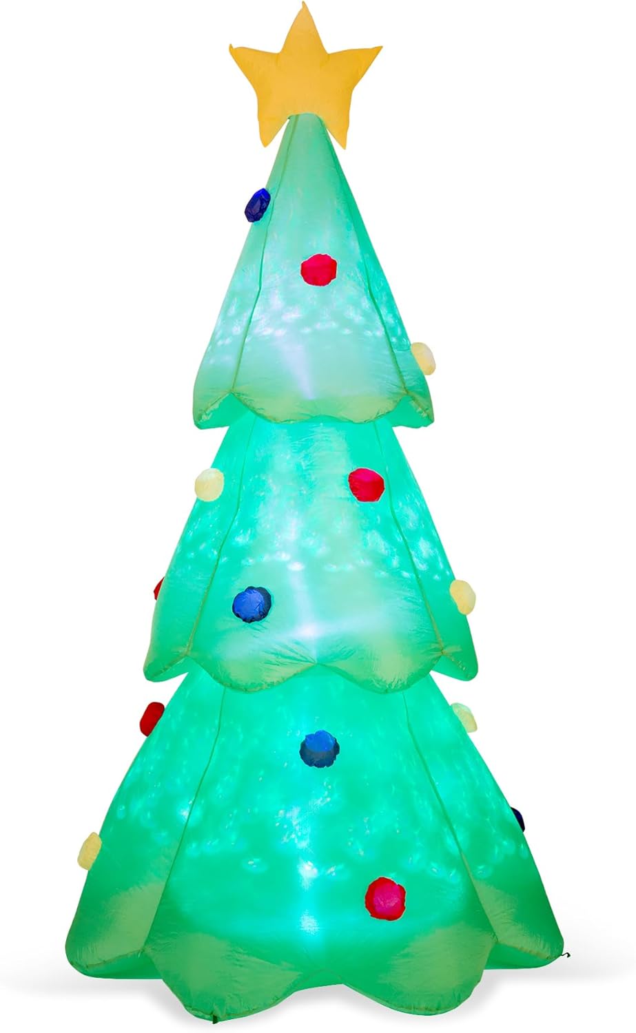 Glitzhome 9ft Christmas Tree Inflatable Decor Blow Up Yard Decoration Clearance with