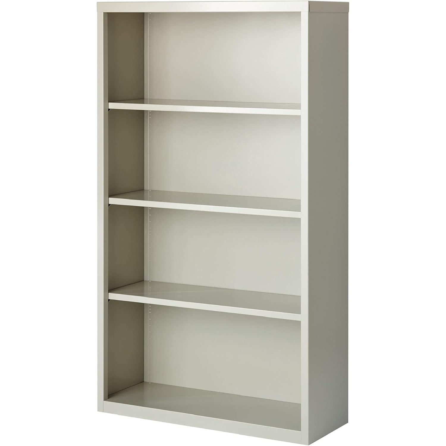 Hirsh 4 Shelf Metal Bookcase in Light Gray Home & Kitchen