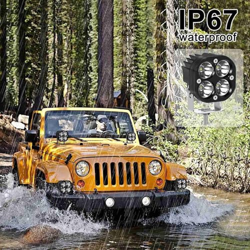 LED Light Pods de 3 pulgadas para accesorios de automóviles focos de trabajo en SUV y camión 4WD 3