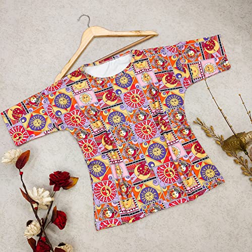 Image of Leriya Fashion Women's Rayon Solid Regular Fit T-Shirt