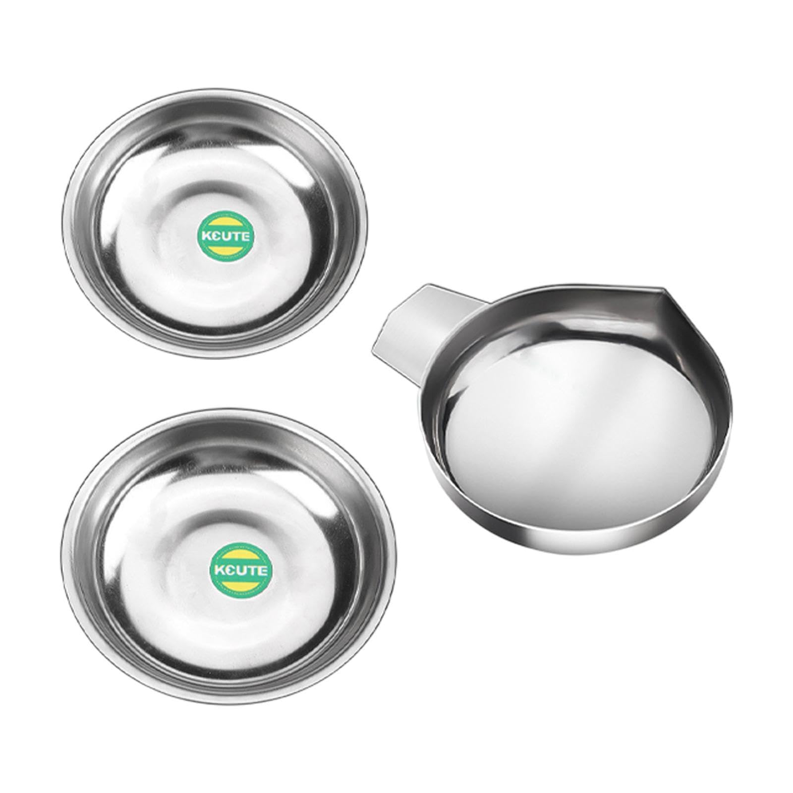 3pcs Mini Scale Tray Versatile Scale Pan for Powder Liquid J | Mini Scale Tray Versatile Pan for Powder Liquid Jeweler Supplies Stainless Steel-picture-21