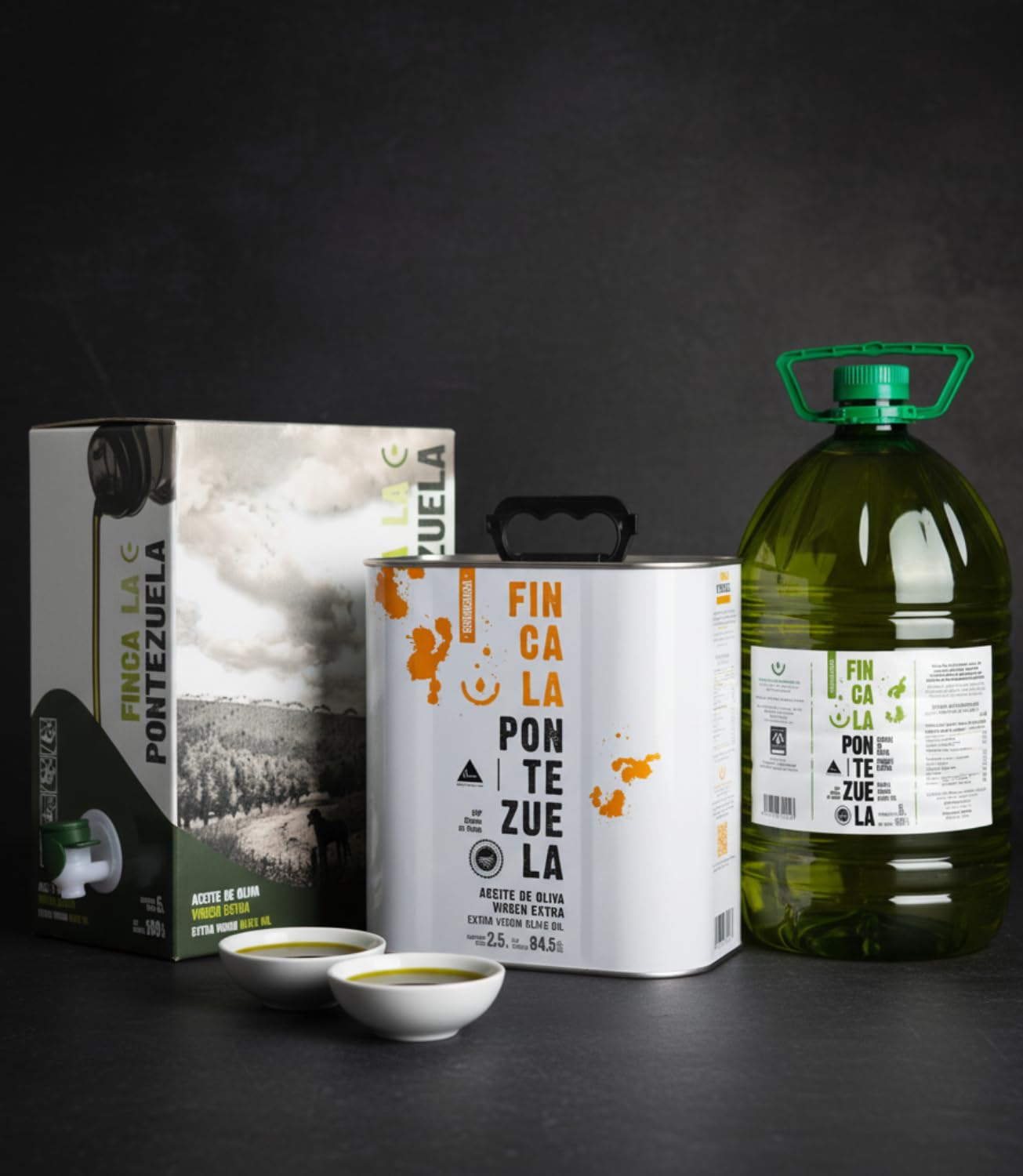 Finca La Pontezuela Bag in Box Aceite de Oliva Virgen Extra 5 Litros Cornicabra - Aceite Intenso de Nueva Campaña - AOVE Español 100% Ideal para Uso Diario - DOP Montes de Toledo (Paquete de 1)