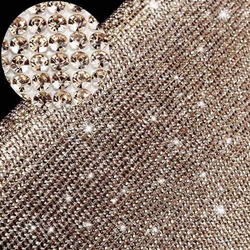 Outus 12000 Pcs Self-Adhesive Rhinestone Sheets Gem,Crystal Yellow