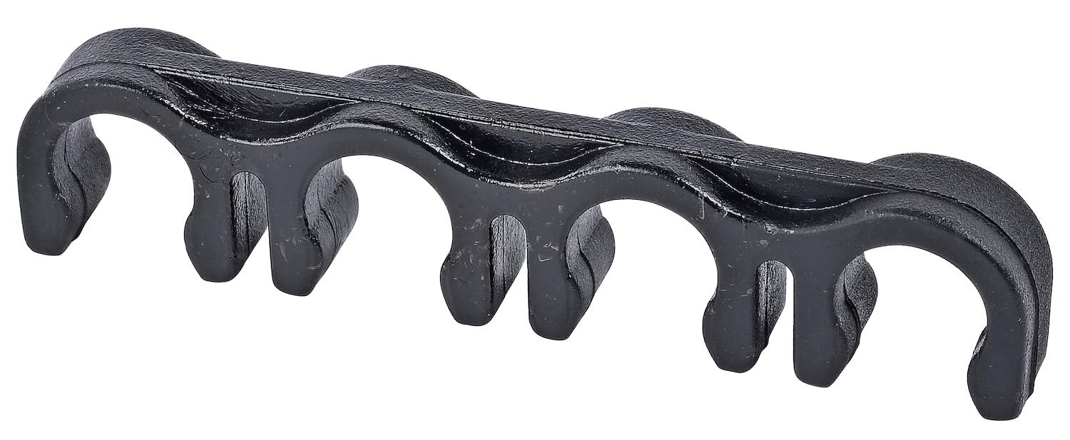 JEGS 8mm Black Pow�r Wires | Fits Chevy Truck 5.0/5.7 Liter Engines | for Over Valve Covers Or Under Headers | Made in USA | 90 Degree Plug Terminals | Includes Wire Markers & Separators