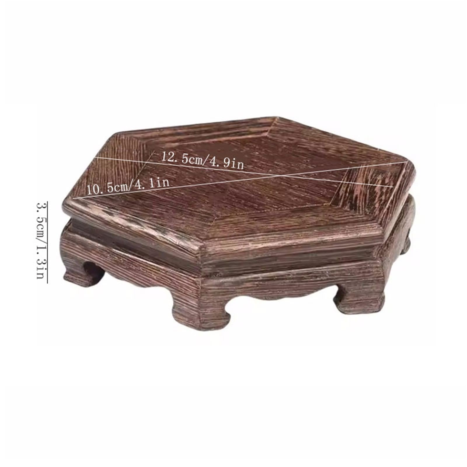 Sockelständer Miniatur Stehende Holz Vase Basis Tee Sockel Figuren Dekor Regal Innenanwendung