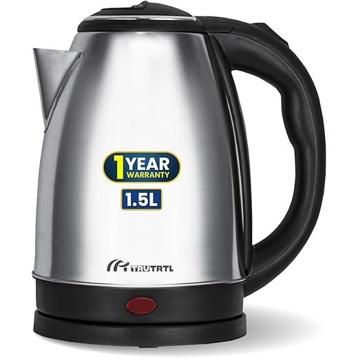 truTRTL Sizzle Electric Kettle for Boiling & Hot Water 15 L