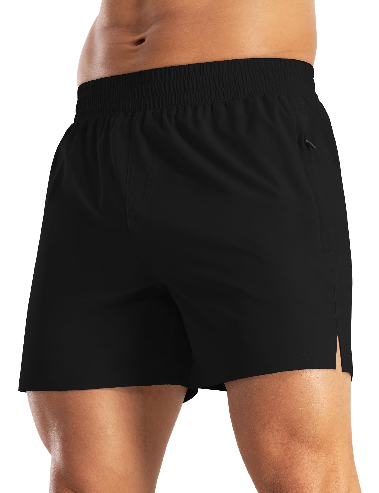 Men's Athletic Workout Shorts 5 Inch Ultra-Lightweight Running Shorts Mens Quick Dry Gym Shorts with Pockets