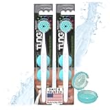 Tung Brush Tongue Cleaner, Plastic Tung Scraper, Tongue Cleaning to Fight Bad Breath, Halitosis Defense, USA Made, 2-Pack w/Cap