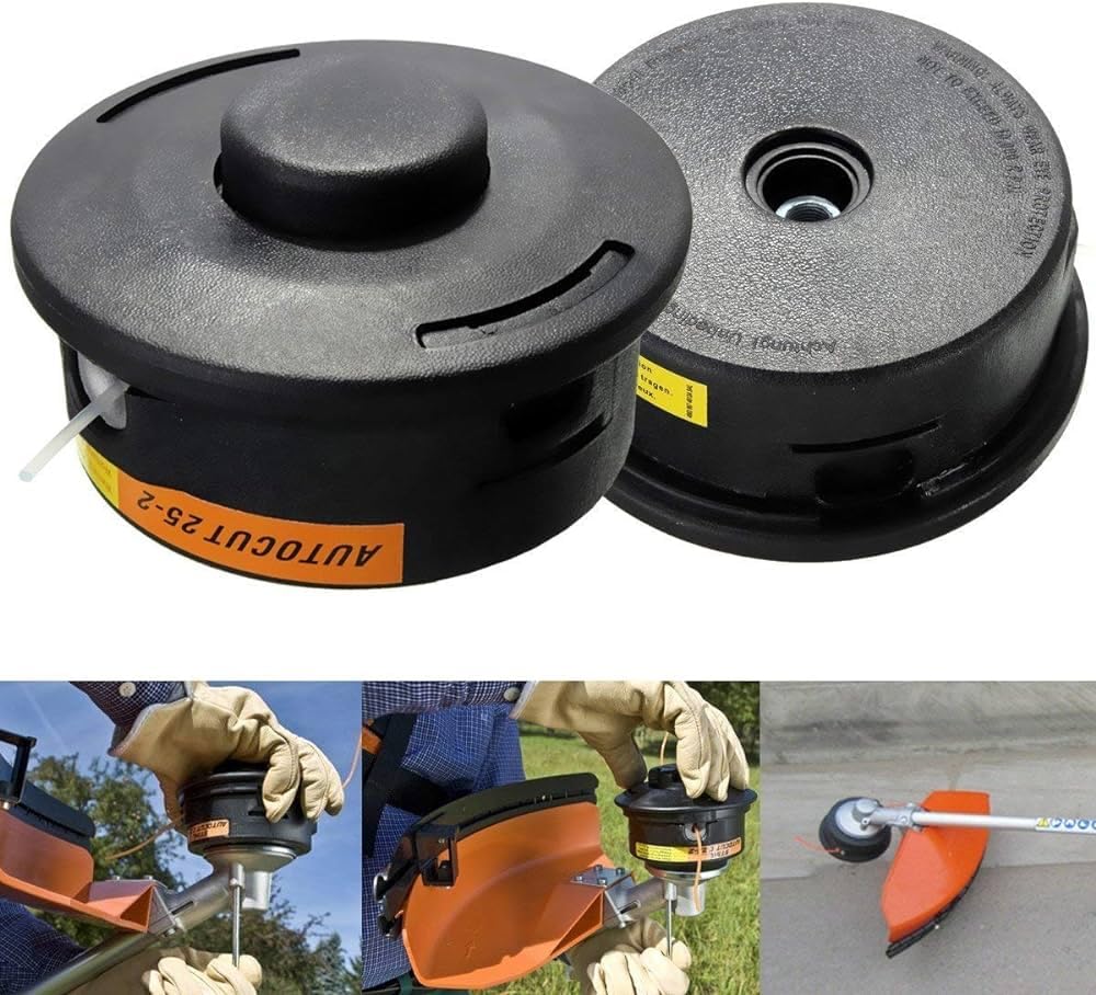 Auto Cut Trimmer Head for Brush Cutter | Universal Grass Trimmer Head for Home & Garden | Heavy Duty Auto Feed Nylon Line Head Compatible with All Machines-image-39