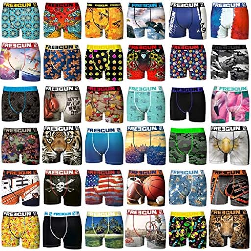 FREEGUN Pack Sorpresa Calzoncillos Hombre Boxer (Lote de 5), Modelo Seleccionado al Azar | Ya disponible en tu tienda friki favorita! En mundofriki.es! FREEGUN Pack Sorpresa Calzoncillos Hombre Boxer (Lote de 5), Modelo Seleccionado al Azar | Ya disponible en tu tienda friki favorita! En mundofriki.es!