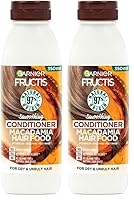 Garnier Fructis, Conditioner, Detangling And Smoothing, Hair Food Macadamia, 350ml (Pack of 2)